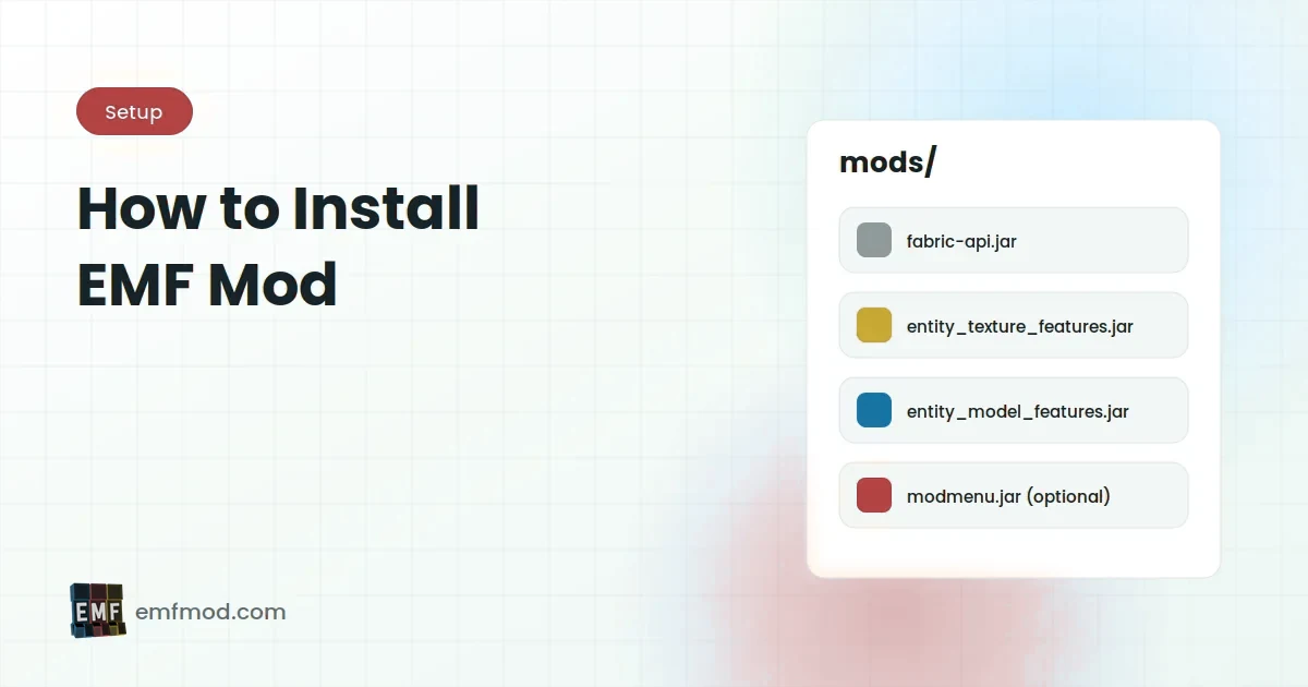 How to Install EMF Mod on Fabric, Forge and NeoForge